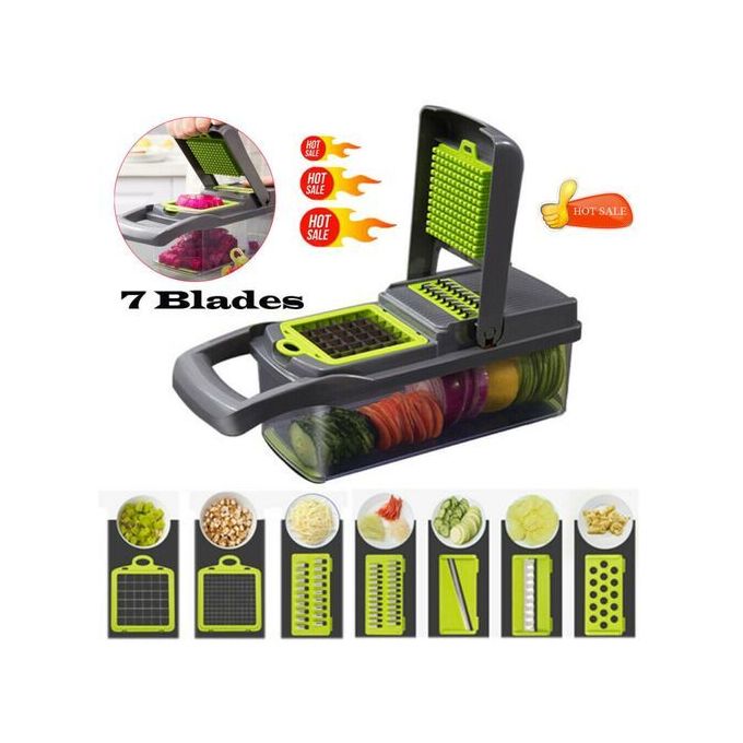 7 In 1 Multi-function Vegetable Cutter Kitchen Gadget Grater