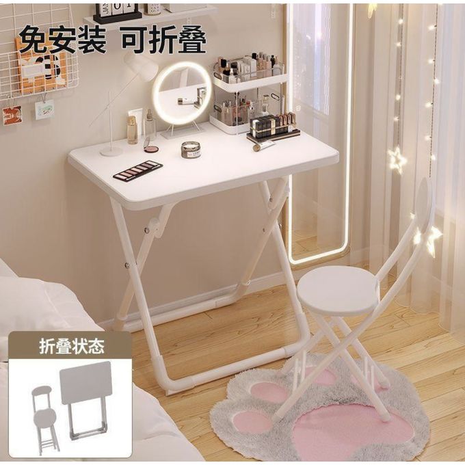 Foldable Reading/Laptop Table & Chair For Home And Office