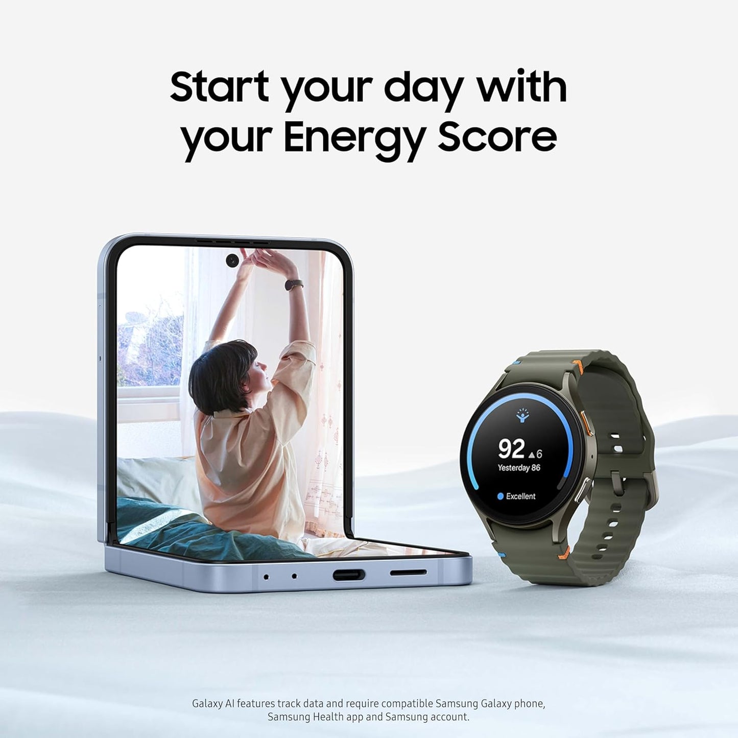 Samsung Galaxy Watch 7 40mm Bluetooth AI Smartwatch w/Energy Score, Wellness Tips, Heart Rate Tracking, Sleep Monitor, Fitness Tracker, 2024, Green [US Version, 1Yr Manufacturer Warranty]