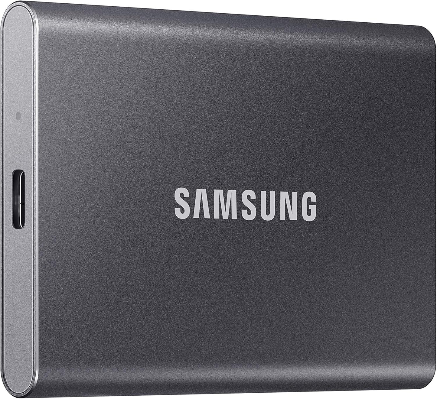 SAMSUNG T7 Portable SSD, 4TB External Solid State Drive, Speeds Up to 1,050MB/s, USB 3.2 Gen 2, Reliable Storage for Gaming, Students, Professionals, MU-PC4T0T/AM, Gray